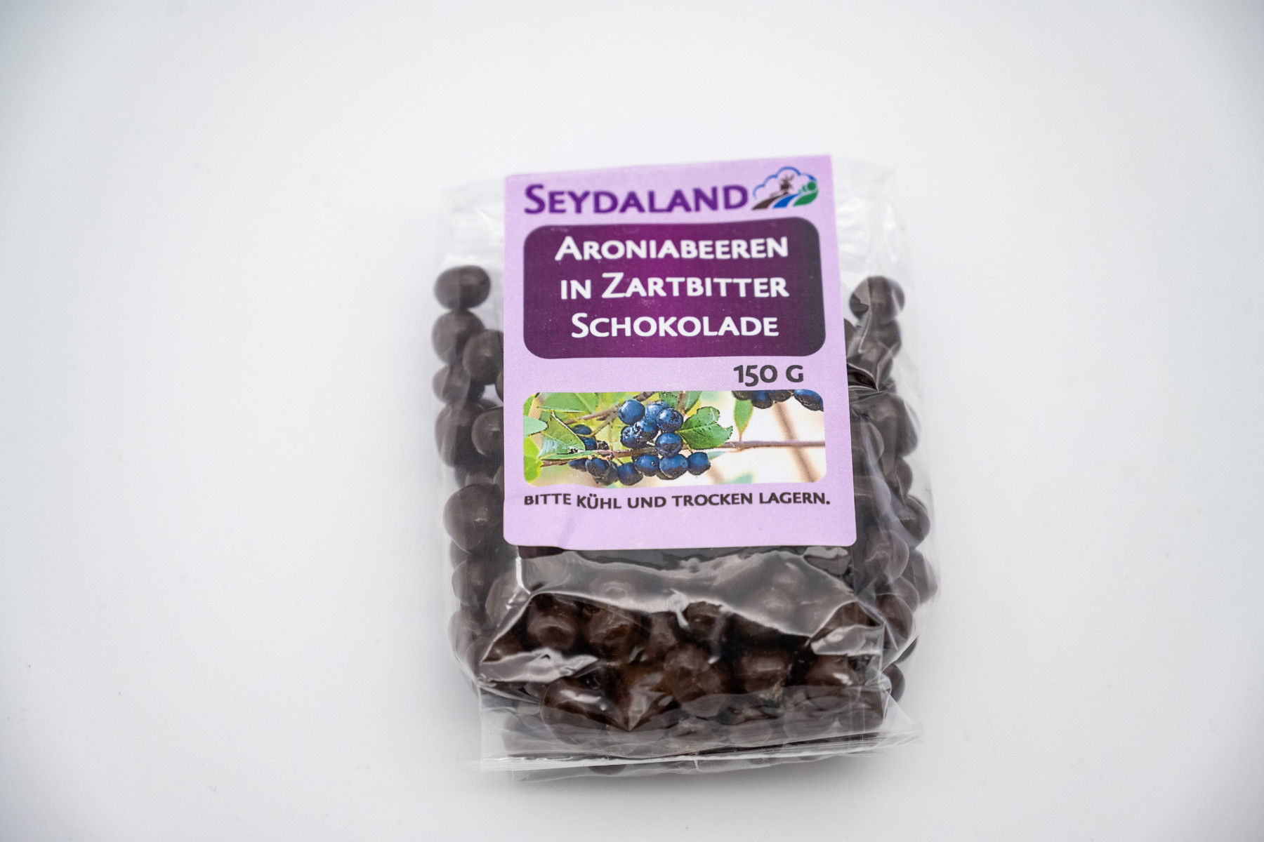 Aroniabeeren in dunkler Schokolade, 150 g Aroniabeeren in dunkler Schokolade, 150 g